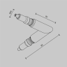 L-образный коннектор для штанговой системы MAYTONI AXITY CA006EC-BS