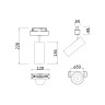 Трековый светильник MAYTONI FOCUS LED TR019-2-10W4K-MG