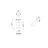 Трековый светильник MAYTONI FOCUS LED TR019-2-7W4K-W
